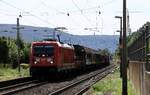 DB 187 182-1 mit Güterzug gen Koblenz unterwegs.