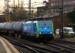 So viele Nummern.....PKP/MRCE 189 804-8/EU45-804 durchfährt hier HH-Harburg mit einem Öler am Haken.