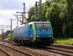 MRCE/PKP Cargo ES64F4-802/ 189 802-2/ EU45-802 rollt gemütlich durch Hamburg-Harburg.