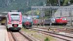 Volles Haus am Brenner...Trentino ETR 526, FS E.405.028, MRCE X4E-669 und DB 193 343.