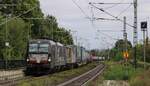 MRCE/Mercitalia Rail 193 702-8 mit langem KLV bei der Durchfahrt in Geisenheim aufgenommen.