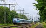 ELOC/CD 193 290-4  Tedik  mit EC 175 von Flensburg nach Prag aufgenommen in Jübek am 19.06.2022