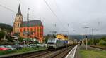 Railpool 193 995-8 mit KLV Durchfahrt Oberwesel 25.10.2023