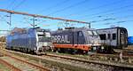 DSB IC3 5078, Hectors 241.009 und RP 193 827 in Pattburg/DK festgehalten.