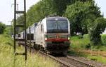 RP/SBB Cargo 193 107-0, REV/MMAL/14.04.23, mit KLV Zug Bü bei Kaldenkirchen 06.06.2024 