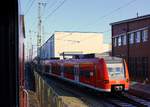 DB 0425 273/773(REV/AN X/17.02.16) der S-Bahn Hannover im Werk Neumünster aufgenommen aus der vorbeifahrenden RB77 nach Kiel.