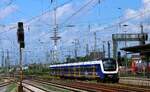 Einfahrt für den NWB ET 440 210 Bremen Hbf 11.06.2022