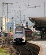 TransRegio 460 016-9 bei der Einfahrt in den Hbf Koblenz.