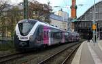 ENNO von Metronom ET 106/ 94 80 1440 106-1,1441 106-0,1441 606-9,1440 606-0 D-TLS war heute probeweise auf der Relation RS4(Bremen Hbf - Nordenham) eingesetzt.