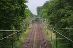 Schleswig-Schuby, Neukruger Weg, Brücke über die KBS 131, Blickrichtung Schleswig(Süden).