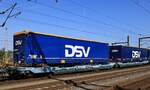 D-VTGCH 37 80 4956 408-1 Gattung Sdggmrss beladen mit 2 DSV Trailer Pattburg 09.07.2023