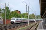 402 037-6  Neustrelitz  & 402 041-8  Bad Hersfeld  als ICE 846 von Berlin Hbf(tief) nach Kln Hbf in Rathenow.