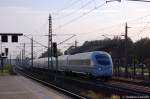 411 564-4  Andernach  als ICE 2801 von Dsseldorf Hbf nach Berlin Ostbahnhof als Ersatzzug fr ICE 641 in Rathenow.