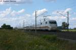 401 559-0  Bad Oldesloe  als ICE 692 von Mnchen Hbf nach Berlin Hbf (tief) in Vietznitz.