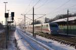 401 007-0  Plattling  als ICE 692 von München Hbf nach Berlin Ostbahnhof in Rathenow.