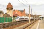 406 585-0  Schwäbisch Hall  als ICE 856 von Berlin Gesundbrunnen nach Bonn Hbf in Rathenow. 04.03.2016