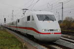 401 578-0  Bremerhaven  als ICE 737(Stralsund-Köln)bei der Einfahrt im Rostocker Hbf.14.11.2021