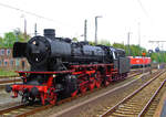 Die 41 360  Lady of Bismarck  (90 80 0046 360-8 D-DTO) der Dampflok-Tradition Oberhausen e.V (ex DB 042 360-8, ex DB 41 360) am 01.