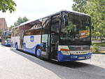 Setra S 415 ULbusiness steht am Bahnhof Heringsdorf am 30.