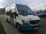 Mercedes Sprinter der Neubrandenburger Verkehrsbetriebe in Neubrandenburg.