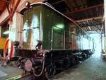E 95 02 im Eisenbahnmuseum Halle am 20.07.2019.