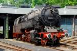 Die  Bergkönigin   95 0009-1 am 07.06.2014 im Eisenbahnmuseum Dieringhausen.