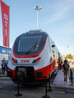 Die �BB und Bombardier pr�sentierten auf der InnoTrans 2018 in Berlin (18.09.2018) neuen �BB Cityjet vom Typ TALENT 3.