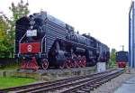   Die chinesische 1´E1´-Güterzug-Dampflokomotiven QJ 2655 im  Technikmuseum Speyer, hier am 02.10.2010    Die Güterzuglokomotiven der Reihe QJ (Qian Jin = Fortschritt) gehen auf