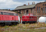 Die DB 280 005-0, ex DB V 80 005, ex am 04.09.2020 im DB Museum Koblenz.