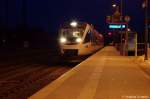 VT 643.21 der Mrkische Regiobahn (Ostseeland Verkehr) als MR51 (MR 68937) nach Brandenburg Hbf in Rathenow.