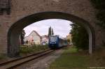 622 411-6 vlexx GmbH als RB51  ODEG  (RB 68861) von Rathenow nach Brandenburg Hbf, bei der Einfahrt in den Haltepunkt Premnitz Zentrum früher Premnitz Süd.