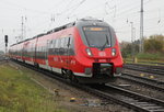 442 351 als S1(Rostock-Warnemnde)bei der Bereitstellung im Rostocker Hbf.04.11.2016