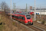 Ostseehamster 442 338-0 als S2(Gstrow-Warnemnde)bei der Einfahrt im Rostocker Hbf.13.11.2016