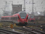 2x DB-Regio Flirt und ein Berliner Hamster am 03.01.2020 im Rostocker Hbf.