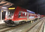 445 007-1 als RE 4367(Rostock-Elsterwerda)kurz vor der Ausfahrt im Rostocker Hbf.10.12.2022