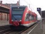 646er beim Rangieren im Bahnhof Stendal.(28.10.07)