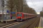 474 113 + 474 126 als S3 nach Stade am 07.04.2015 in Neukloster (Kreis Stade)