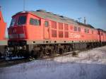 232 361-6 ex.Bh Rostock Seehafen am 23.Januar 2010 in der Einsatzstelle Mukran.Am 23.Mrz 2010 zur Verschrottung abgefahren.