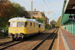 Messzug mit DB 725 004 und DB 726 004 am 08.10.2014 in Stade.