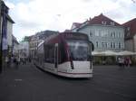 Stra�enbahn 716 der Erfurter Verkehrsbetriebe AG (EVAG) in Erfurt.