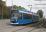 6N1 Wagen 665 in Hhe Haltestelle Rostock-Kunsthalle.16.10.2016