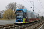 Bäderbahn Molli am Nachmittag in Rostock.20.03.2026