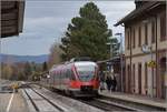 RB Basel-Waldshut mit 644 023 in Rheinfelden. März 2019.