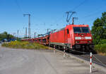 Die 185 388-6 (91 80 6185 388-6 D-DB) der DB Cargo AG fährt am 28 Juni 2024 mit einem beladenen Autotransportzug (Wagen der Gattung Laaeffrs 560.1) Gattung Laaers 560.1 der DB Cargo Logistics GmbH (ex DB Schenker ATG), durch Rudersdorf (Kreis Siegen) in Richtung Gießen bzw. Frankfurt (südlicher Richtung).

Die TRAXX F 140 AC2 wurde 2009 von der Bombardier Transportation GmbH in Kassel unter der Fabriknummer 34695 gebaut.