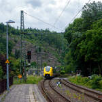 Nun sind die HLB SIEMENS Mireo Plus B wohl schon im Planbetrieb: Der HLB 563 801 / 563 901 (94 80 0563 801-0 D-HEB / 94 80 0563 901-8 D-HEB), ein zweiteiliger Hybridtriebzug (E/Akku) der BR 563 vom