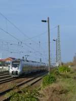 Auf Testfahrt ist dieser Abellio-Talent mit der Nummer 9442 812 am 26.Oktober in Erfurt Ost.