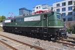 Ex-DB 151 001 der Bayernbahn steht am 15 September 2023 in Göppingen.