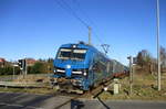 Am 05.März 2021 kam mir am Bahnübergang in Pantelitz die EGP 192 101 mit dem Chinacontainerzug von Mukran vorbei.