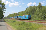 248 041-6 EGP mit einen  LKW Walter Zug  am Haken! Tostedt - Dreihausen am 17.05.2024.