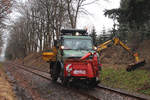 EVB 531 (evb Infrastruktur) ist in Tostedt - West dabei, die EVB-Strecke (Tostedt-Zeven) in Schuss zu halten! Datum 06.03.2017